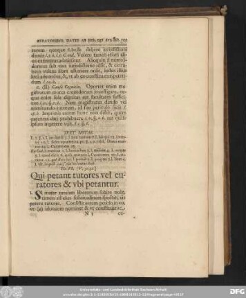 Tit. VI. (V. 31. 32.) Qui petant tutores vel curatores & ubi petantur.
