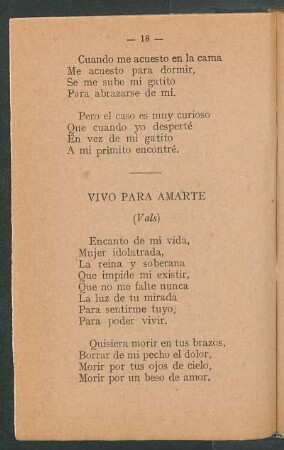 Vivo para amarte : (Vals)