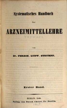 Systematisches Handbuch der Arzneimittellehre, 1