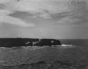 Die Küste bei Belle-Île : Blick auf die Insel vor der Halbinsel Beg en Nuet
