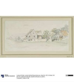 Landschaft mit Bauernhäusern