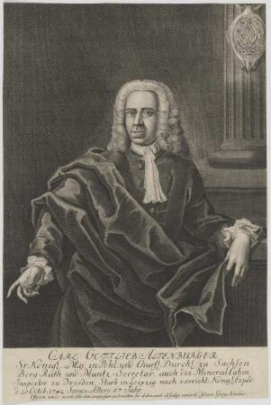 Bildnis des Carl Gottlieb Altenburger