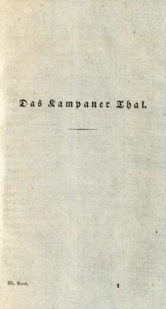 Das Kampaner Thal