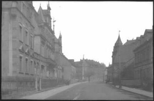 Freiberg. Olbernhauer Straße und Forstweg