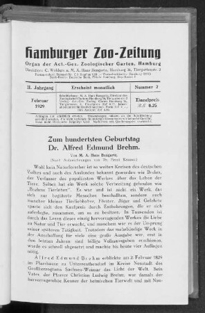 Nummer 2 : Februar 1929