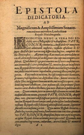 Petri Kirsteni[i] Wratisl: Phil: Et Med: D. Grammatices Arabicae, Liber ... Sive ..., 2. Etymologia Arabica