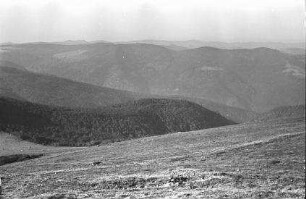 Vogesen: Routes des Crêtes, Rundblick vom Sulzer Belchen
