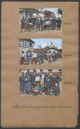 Kriegsgefangenenlager Grafenwöhr (Essensausgabe); col.