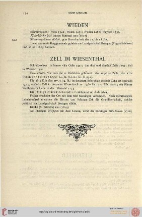 ⟦Zell im Wiesental⟧