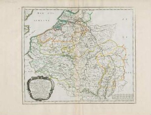 La Belgicque, ou sont les Provinces de Treves, Rheims, Mayence, et Cologne : De la Province de Rheims ont esté tirees celles de Cambray, et de Malines en partie : De la Prov[in]ce de Cologne ont esté tirées celles d'Utrecht, de Mal[i]nes et Cambray en part