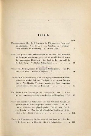 Archiv für die gesamte Physiologie des Menschen und der Thiere. 46. 1890