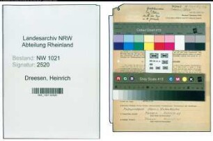 Entnazifizierung Heinrich Dreesen , geb. 29.03.1897 (Grosshaendler)
