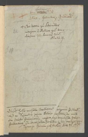 Konversationsheft 22 (ca. 30. Januar - 6. Februar 1823)