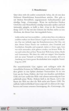 2. Monotheismus