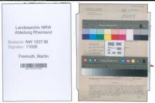 Entnazifizierung Martin Freimuth , geb. 19.10.1906 (Verw.Inspektor)