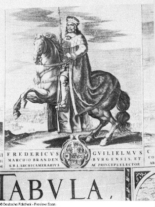Italia (Karte 22); Ausschnitt: Tracht des florentinischen Adels