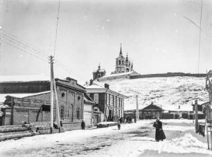 Stadtansicht : Tatarischer Stadtteil mit Moschee im Tomsk