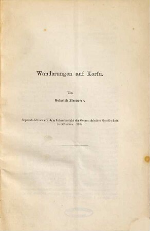 Wanderungen auf Korfu