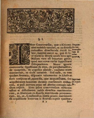 Diss. iur. inaug. in qua observationes quasdam de iure mariti in acquaestum uxoris per operas artificiales