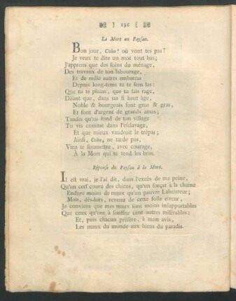 La Mort au Paysan = Der Tod zum Bauer