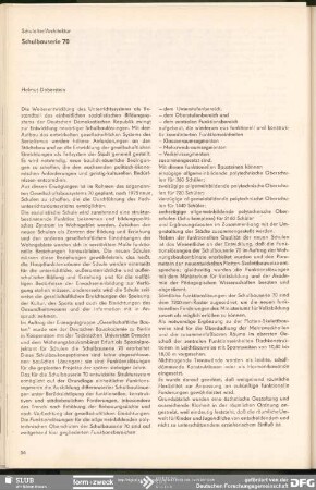 Schulbauserie 70 : Schulalter/Architektur