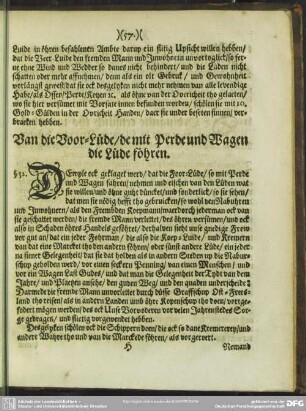 Van die Voor-Lüde, de mit Perde und Wagen die Lüde föhren