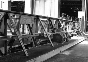 Bw Kornwestheim Schiebebühne 1 Brückenträger Antriebswelle Fabrikschild