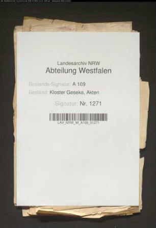 Quittungen über gelieferte Peters-Pacht.
