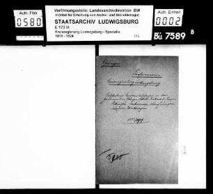 Verschiedene Straßensachen im Oberamt Esslingen (in den Gemeinden Esslingen, Altbach, Denkendorf, Köngen, Nellingen, Neuhausen, Oberesslingen, Sulzgries, Wendlingen)