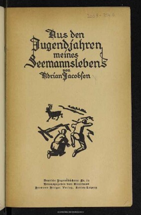 Aus den Jugendjahren meines Seemannslebens