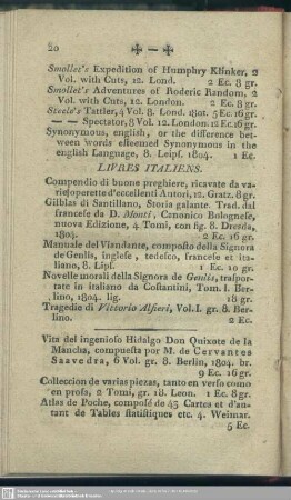 Livres italiens