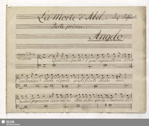 Solo- [mit Chor-] Stimmen