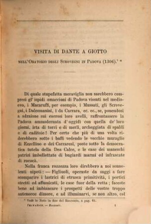 L'Arte nella vita degli artisti racconti storici di Pietro Selvatico : Dante e Giotto. - Bellini e Durero. - Sanmicheli e Vasari. - Schiavone e Vittoria. - Veronica Franco e Tintoretto. - Sofonisba Anguissola e Van Dyck. - Bernardo Strozzi. - Ernestina la Disegnatrice