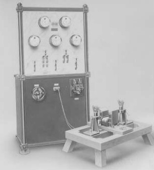 Anleger-Prüfeinrichtung, außer Betrieb, Siemens & Halske : Technikgeschichte | Physik | Elektrizität | Elektrische Meßinstrumente