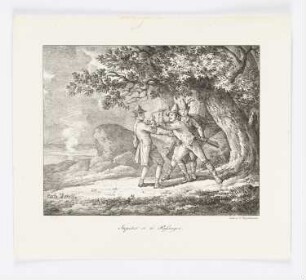 Jupiter et le Passager, aus: "La Fontaines Fabeln"