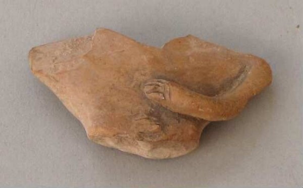 Fragment of a clay vessel