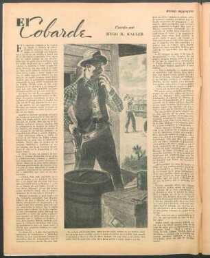 El cobarde : Cuento por Hugo M. Kaller