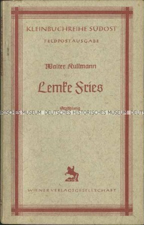 Feldpostausgabe einer Erzählung von Walter Kullmann