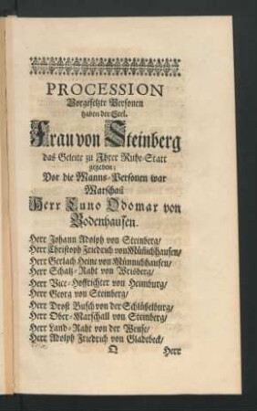 Procession