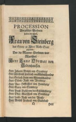 Procession