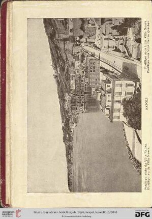 Napoli – Posillipo visto da Villa Nuova. – Posillipo vu de Villa Nuova. – Posillipo seen from Villa Nuova. – Posillipo von Villa Nuova gesehen.
