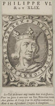 Bildnis von Philippe VI., König von Frankreich