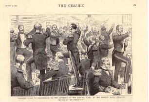 Banquet given at Portsmouthby the Officers of the British Fleet to the Germany Naval officers, The Toast of "The Germany Navy"