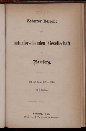 10: Bericht