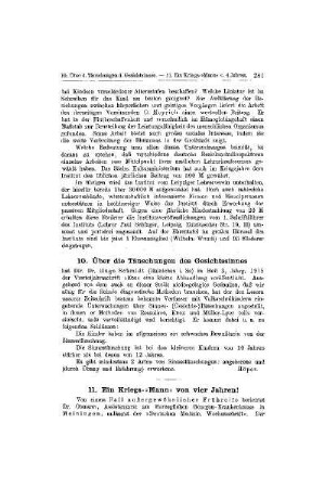 Ein Kriegs-Mann von vier Jahren : [Mitteilungen]
