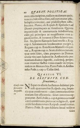 Quæstio VI. - Quæstio IX.