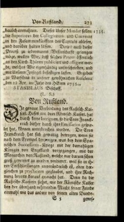 Von Rußland.