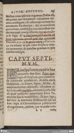 Caput Septimum