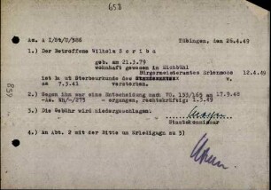Scriba, Wilhelm
