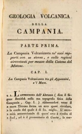 Geologia volcanica della Campania, 1